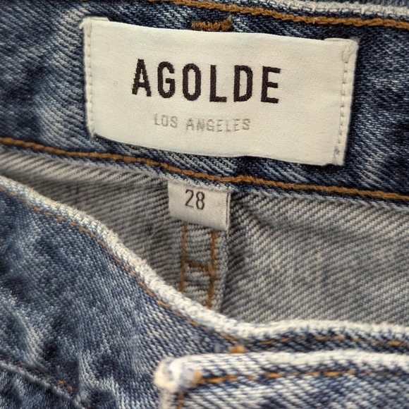 Agolde Parker Vintage Cut Off Short Agolde Denim Shorts Size 28 - Picture 11 of 13